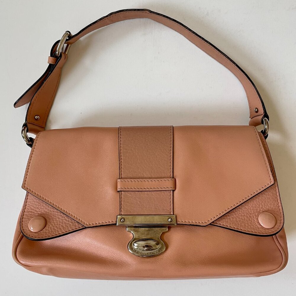 Vintage Marc Jacobs Blush Pink Leather Bag with Silver Hardware